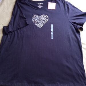 Coral Bay Women's Black Heart Tee